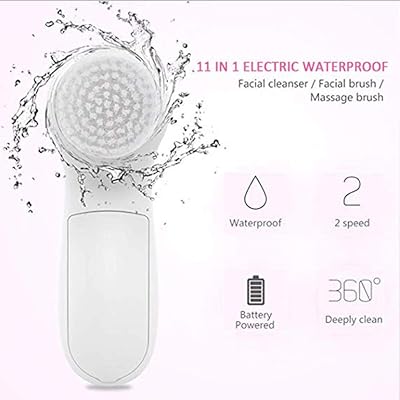 11 in 1 Portable Electric Facial Massager &  Body Exfoliating Scrub Machine – Your Ultimate Skincare Solution!