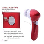 11 in 1 Portable Electric Facial Massager &  Body Exfoliating Scrub Machine – Your Ultimate Skincare Solution!