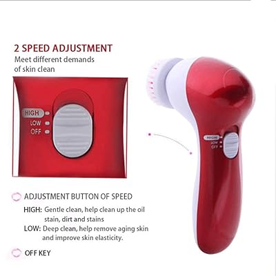 11 in 1 Portable Electric Facial Massager &  Body Exfoliating Scrub Machine – Your Ultimate Skincare Solution!