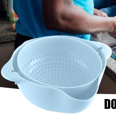 2IN1 BOWL WITH BASKET/2-in-1 Colander and Bowl Set