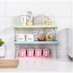 Space-Saving Foldable Shelf for Spice Jars