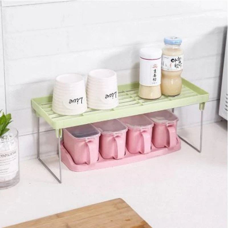 Space-Saving Foldable Shelf for Spice Jars