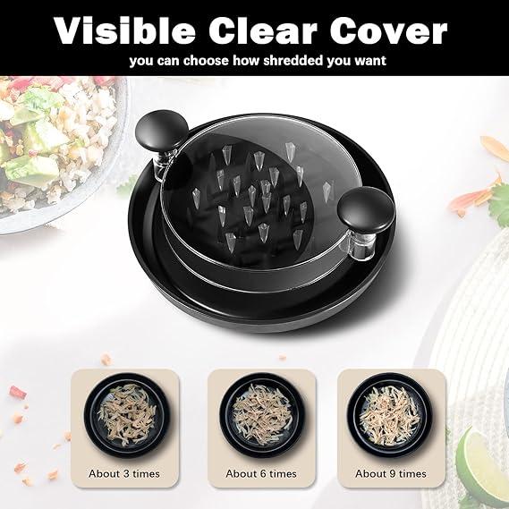 Manual Chicken Shredder Tool – Effortless Meat Shredding for Faster Meal Preparation