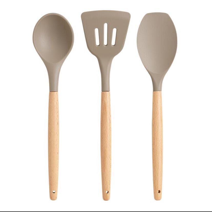 12 Pcs Silicon Spatula Spoon Set