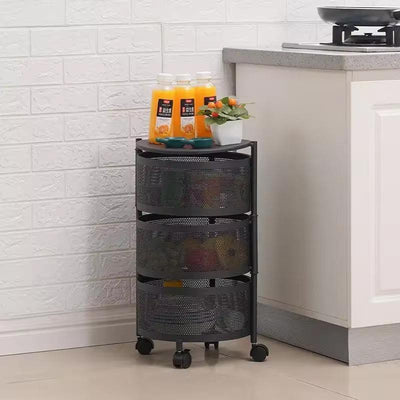 3 Layered Rotatable Fruit Basket (Round)