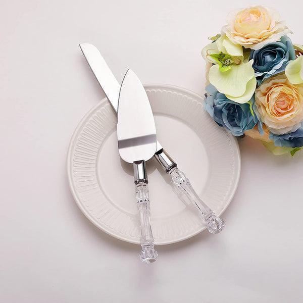 Wedding and Birthday Cake Knife and Server Set