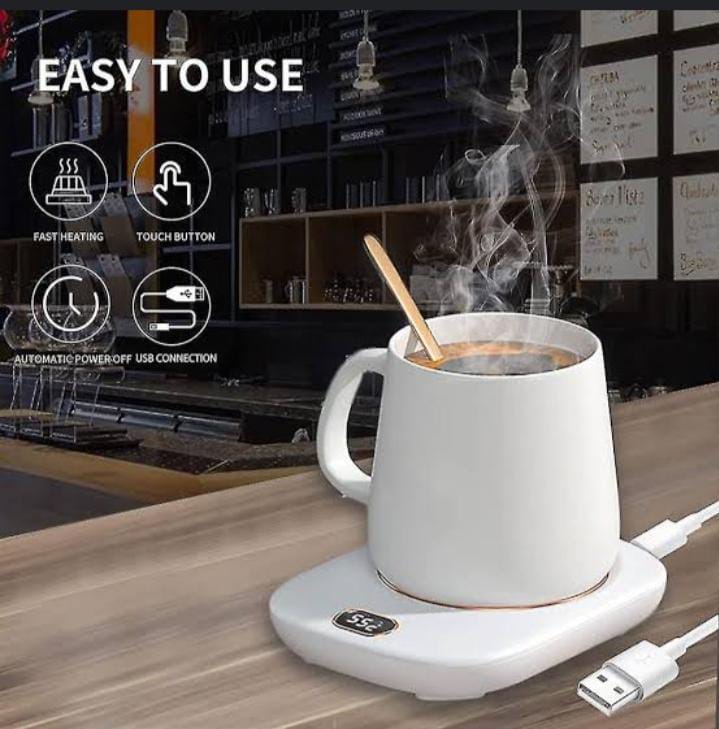 USB Electric Beverage Heater/Coffee Mug Heating Coaster (Without Cup)