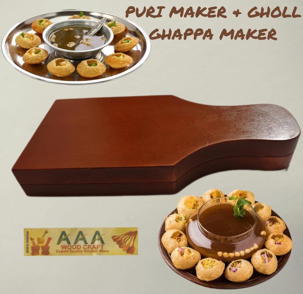 Wooden Roti Maker/ Gole Gappa Maker/Puri Maker