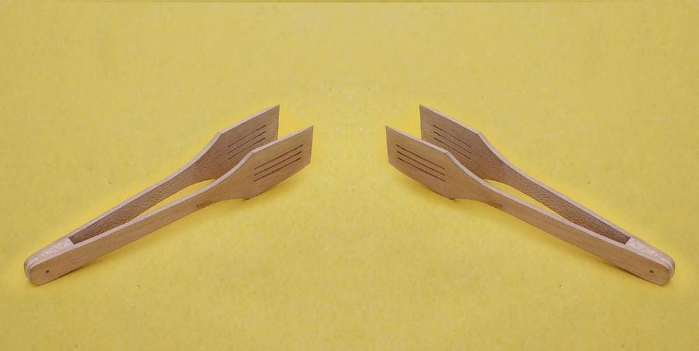 Wooden Tong, Turner Pack of Two