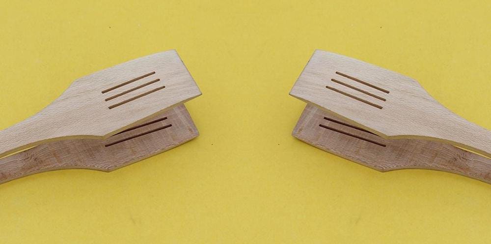 Wooden Tong, Turner Pack of Two