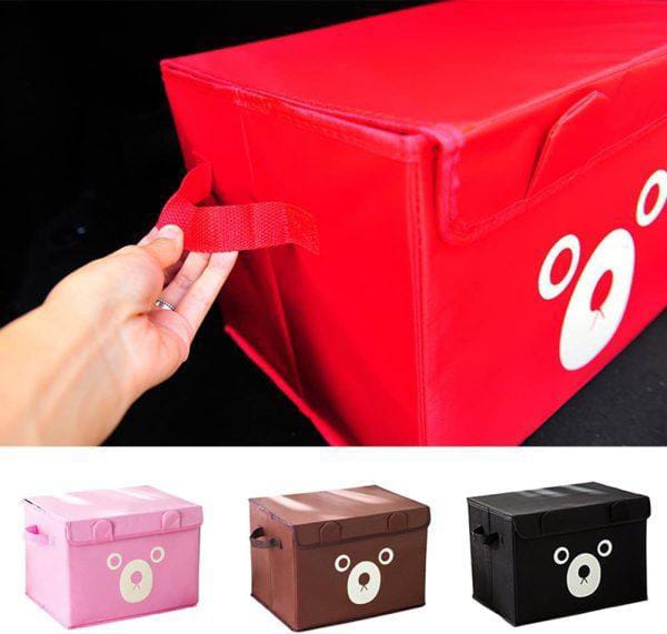 Storage Box Panda Face (Pack of 3)