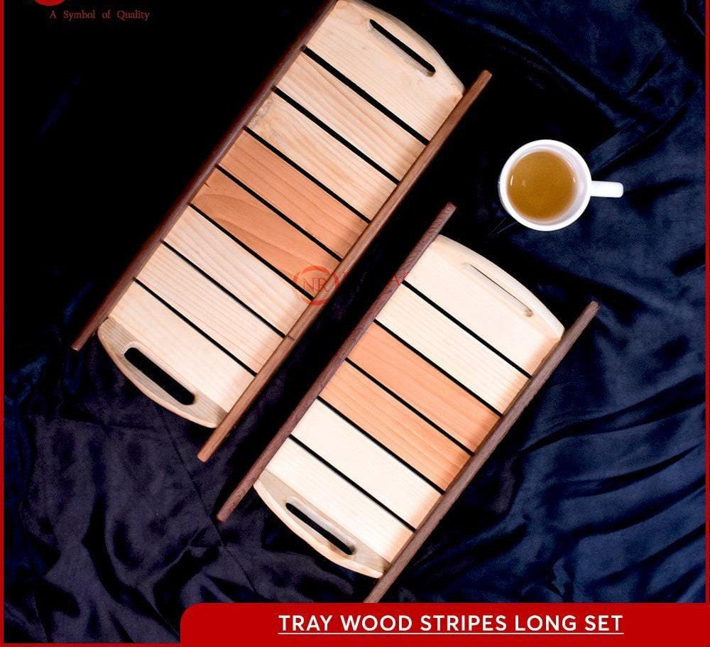 Wooden Tray Pack of 2