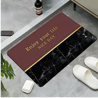 Water Absorbent Anti Slip Silicone Rubber Mat