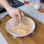 Silicone Stretchable Lid Covers (Set of 6 pcs - Mix/Random Colors)