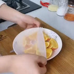 Silicone Stretchable Lid Covers (Set of 6 pcs - Mix/Random Colors)