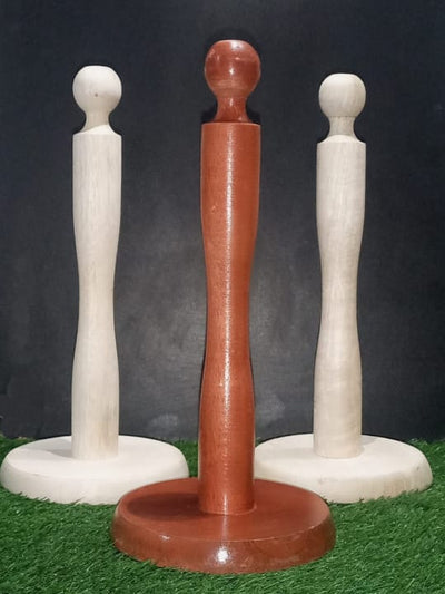 Wooden Tissue Roll Holder for Kitchen-Large