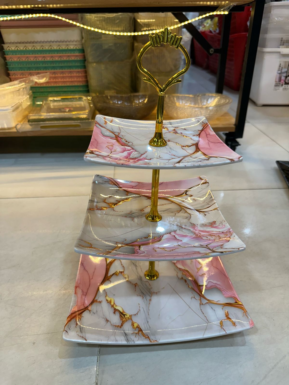 3 Pcs Serving Dish Melamine Material