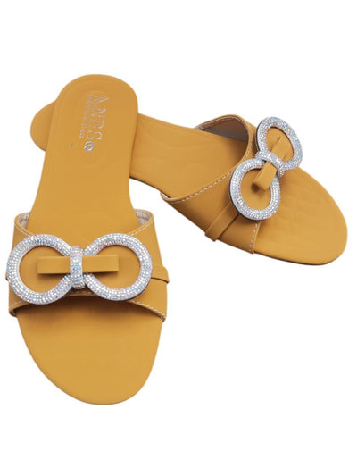 Women's Casual PVC Flat Slippers Style 6