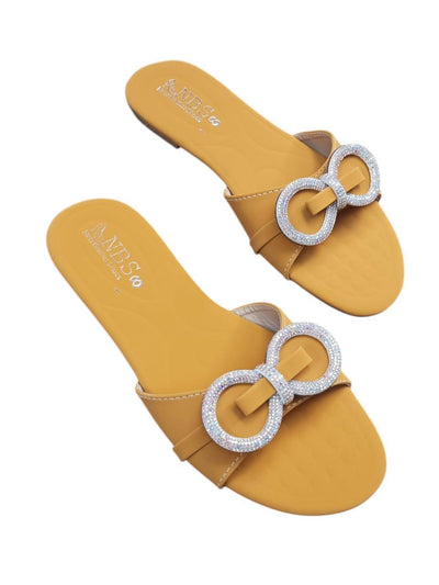 Women's Casual PVC Flat Slippers Style 6
