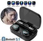 M10 TWS Wireless Bluetooth Earbuds: Crystal Sound, Smart Touch, LED Power Case
