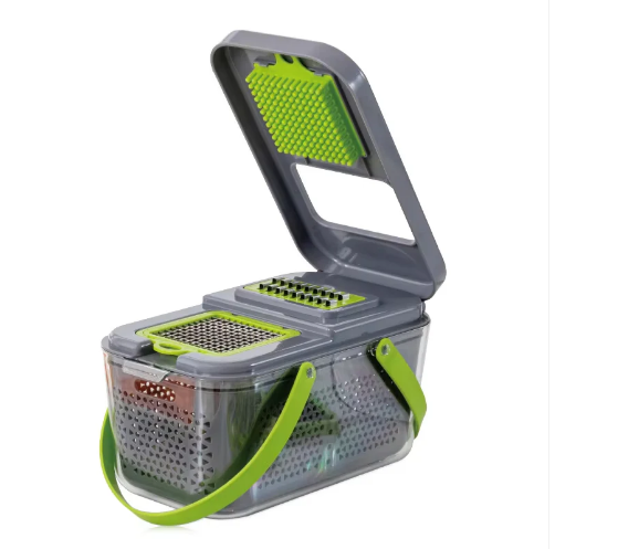 Ultimate Kitchen Vegetable Chopper & Grater Set - 22 in 1 Multi-Functional Tool with Strainer Basket