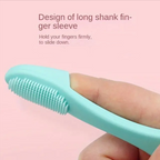 Finger Silicone Face Blackheads Makeup Brush (PACK OF 3 ) - Blackhead Remover Best Quality Exfoliator