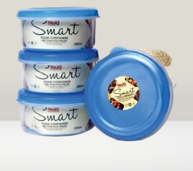 Smart Food Container Set - Small - 4 Pcs