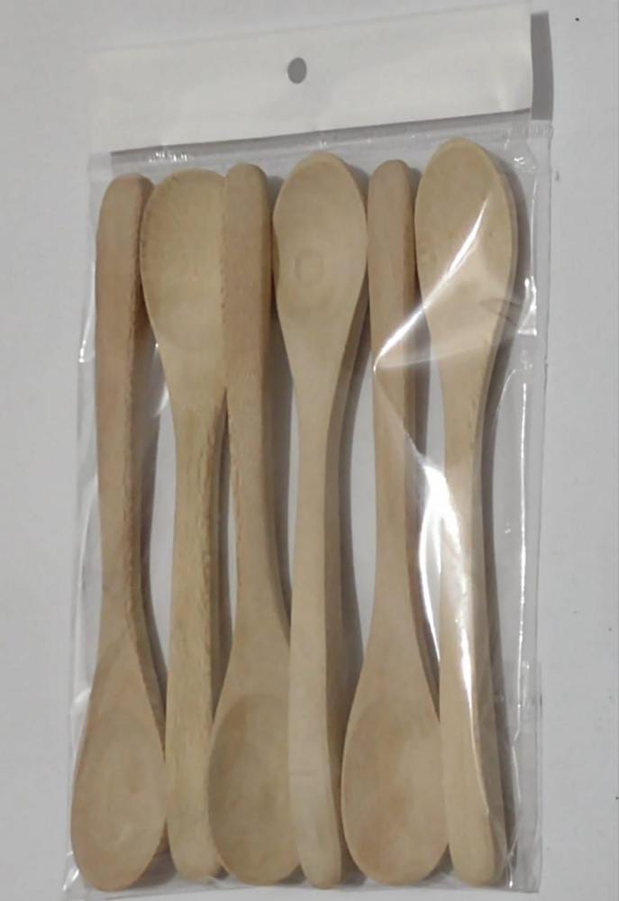Wooden Spatula Spoon Pack of Six
