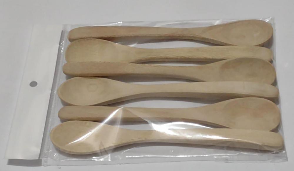 Wooden Spatula Spoon Pack of Six