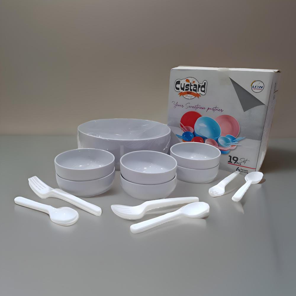 19 Pcs Custard Set