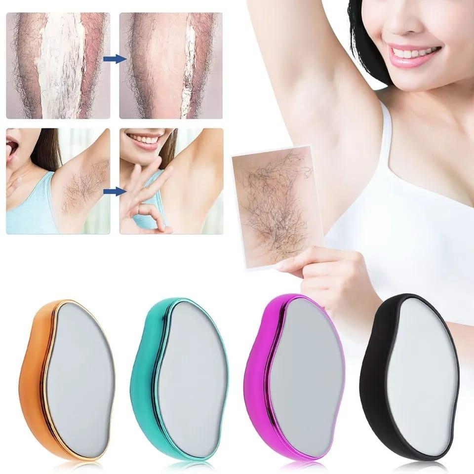 Crystal Physical Painless Hair Removal Eraser Epilator (Pack of 3)