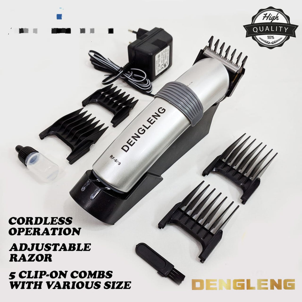 Dengleng RF-609 Rechargeable Hair and Beard Trimmer – Ultimate Grooming Machine for Men