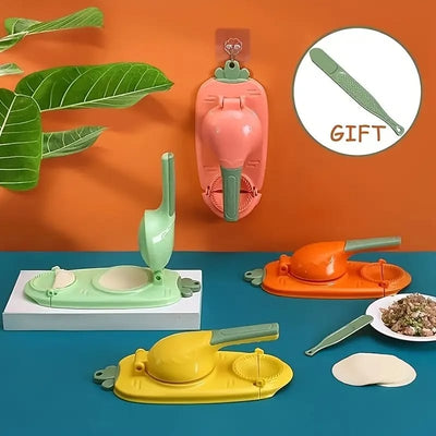 2 in 1 Dumpling Mold - Large Dumpling Maker with Meat Scoop - Celebrate Ramzan with Homemade Delights
