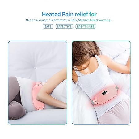 Menstrual Pain Relief Heating Pad – Electric Massager for Period Pain Relief