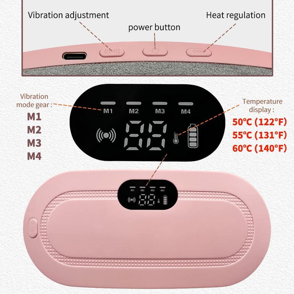 Menstrual Pain Relief Heating Pad – Electric Massager for Period Pain Relief