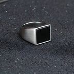 Black Onyx Men’s Luxury Jewelry Set – Necklace, Bracelet & Ring