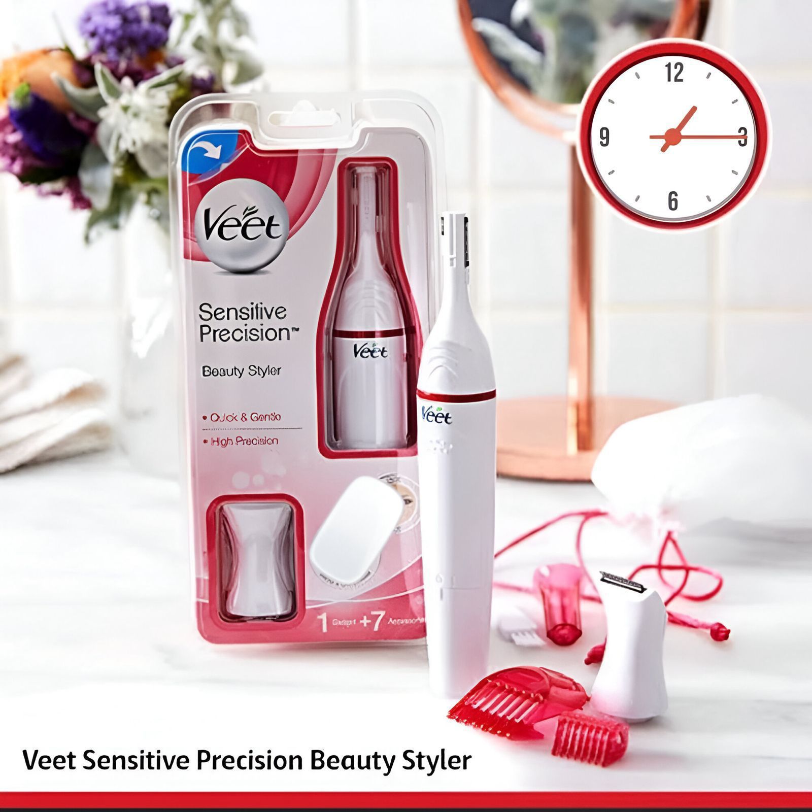 Veet Sensitive Precision Beauty Styler &  Eyebrow Trimmer
